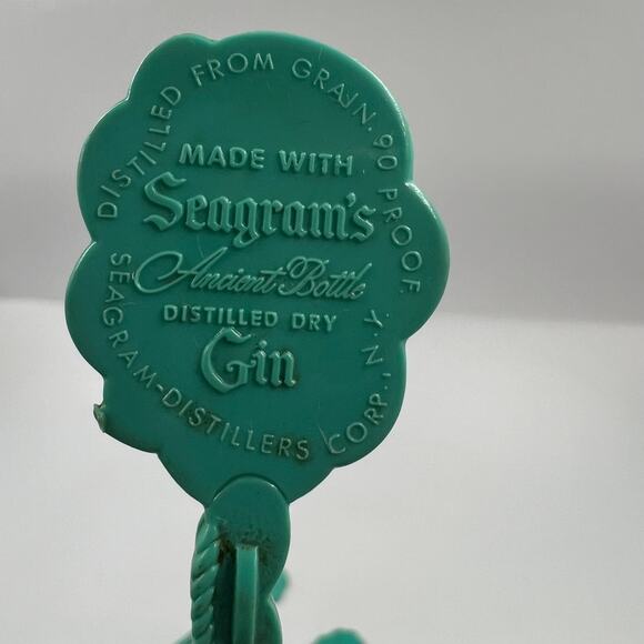Vintage Plastic Swizzle Sticks Seagrams Sea Breeze Boat Anchor & Spoon Stirrers - Picture 3 of 7
